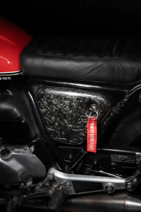 Carbon fiber side covers for Honda CB 750F BCH PERFORM